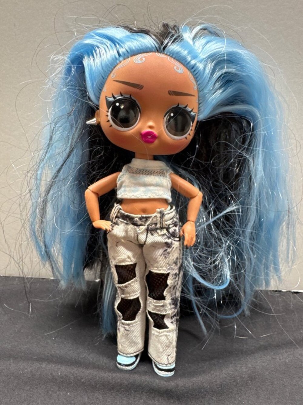 L.O.L. Surprise! Tweens "Freshest" Fashion Doll With Blue & Black Hair Lace Top